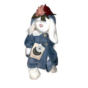 1998 Boyd's Bears Vintage VANNESA D. LAPINNE Bunny Rabbit Blue Dress & Hat